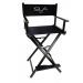 Aluminium Makeup Chair (with Logo)
