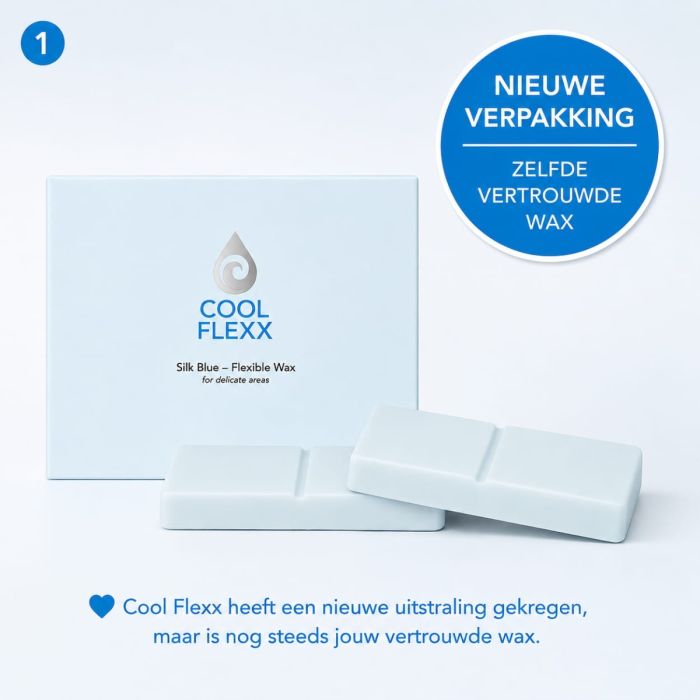 Cool Flexx Wax voor de gevoelige huid, nieuwe verpakking