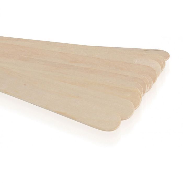 Houten wegwerp harsspatels breed