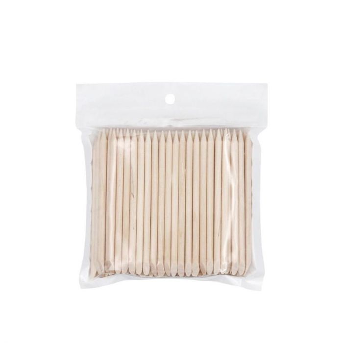 Houten wax stokjes rond (100)
