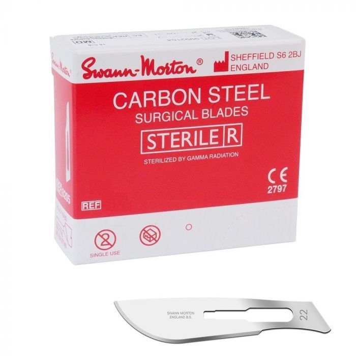 Swann Morton Pedicure mesjes - Steriel - nr. 22