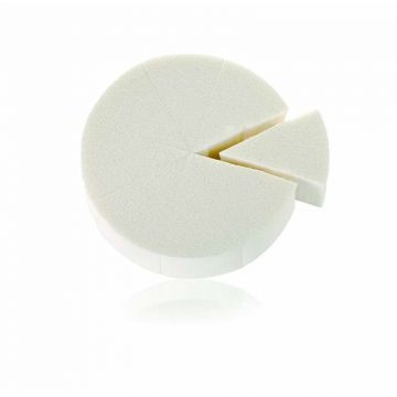 White Pre-Cut Wedge Sponge