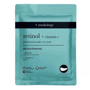 +maskology RETINOL + VITAMIN-C Professional Under Eye Mask (3 paar)