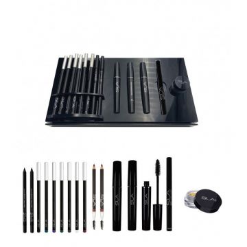 Mascara & Eye liner Grid - met testers Mascara & Eye liner Grid - met testers