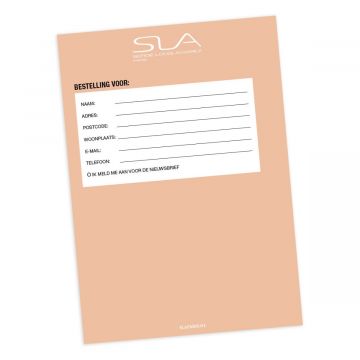 SLA Paris Workshop Chart Bestelformulier (25 stuks)